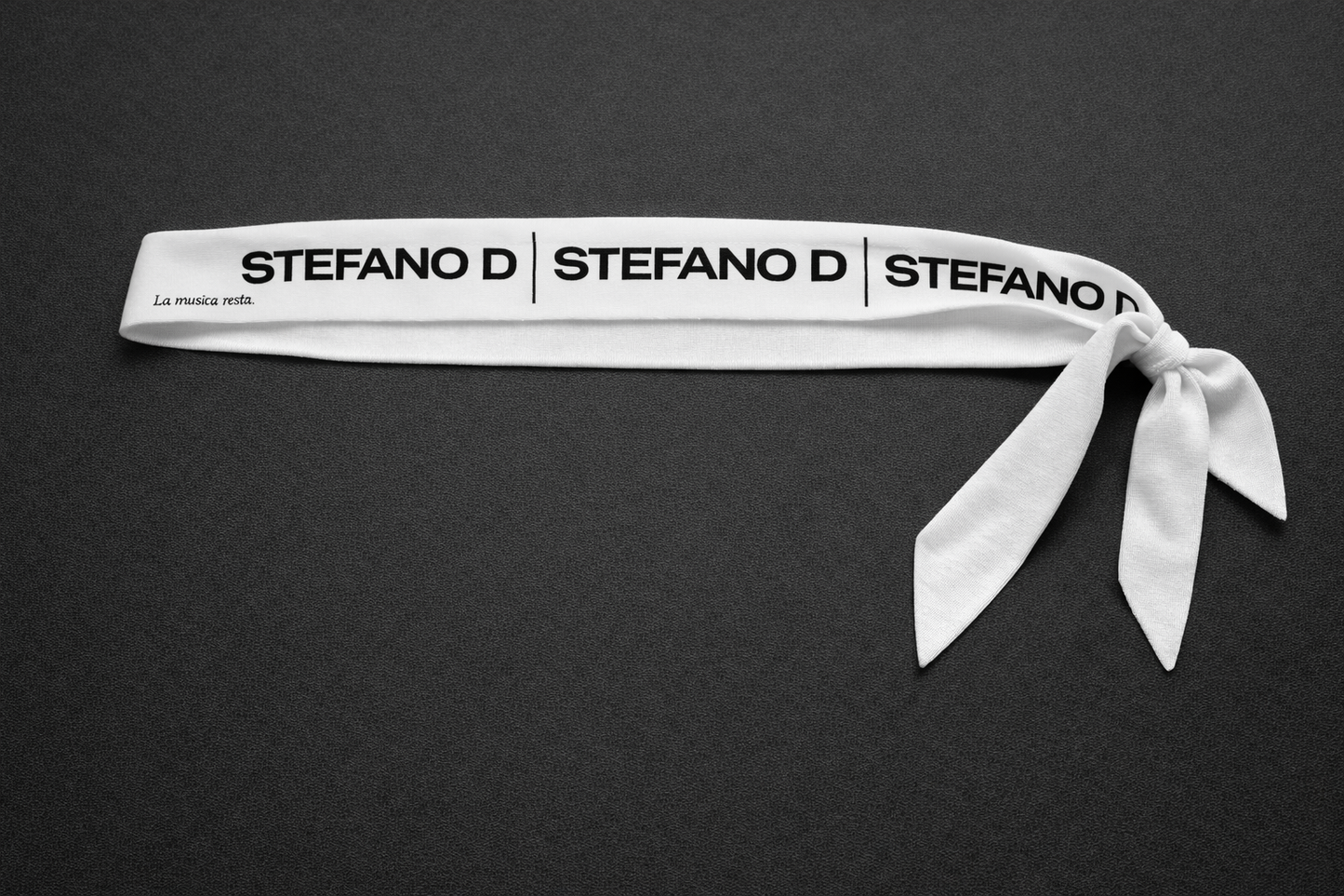 Fascia / Sciarpina da fronte colore bianco - Stefano D