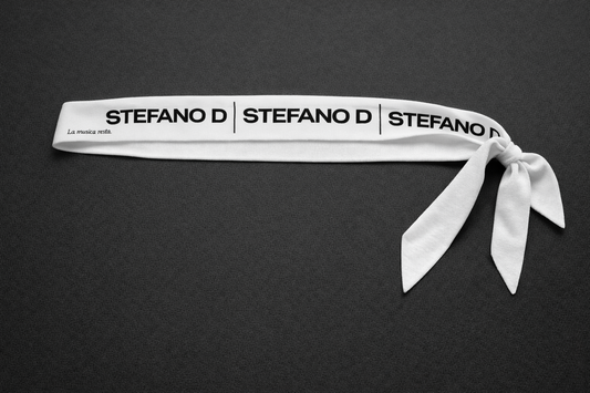 Fascia / Sciarpina da fronte colore bianco - Stefano D